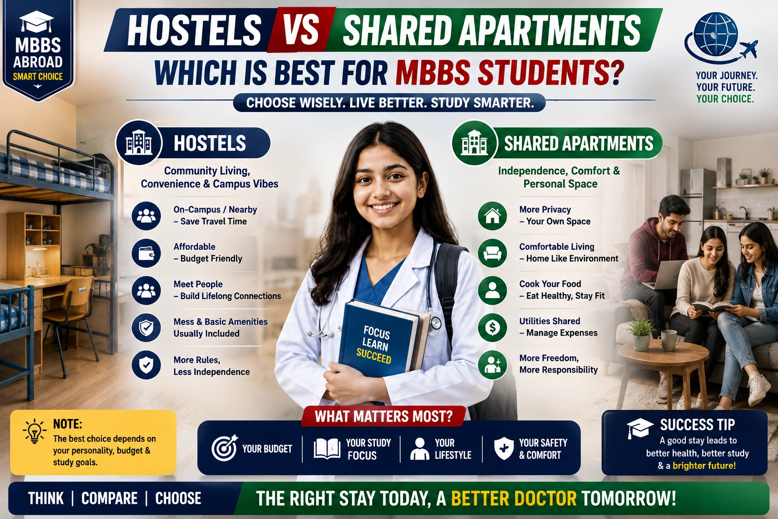 Hostels vs Shared Apartments: Which Is Best For MBBS Students?